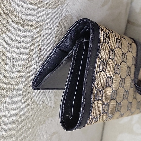 GUCCI VINTAGE MONOGRAM TRAVEL JEWELRY CASE KEEPER ROLL RARE - Picture 14 of 16